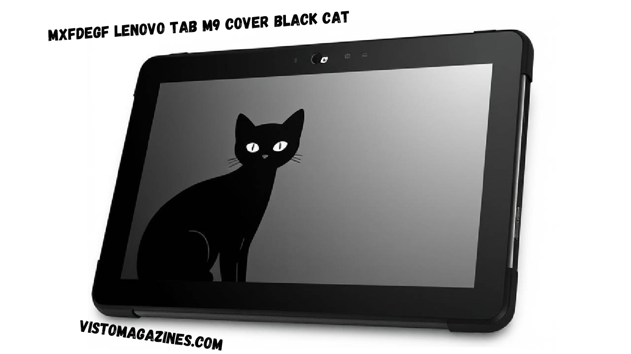 Mxfdegf Lenovo Tab M9 Cover Black Cat