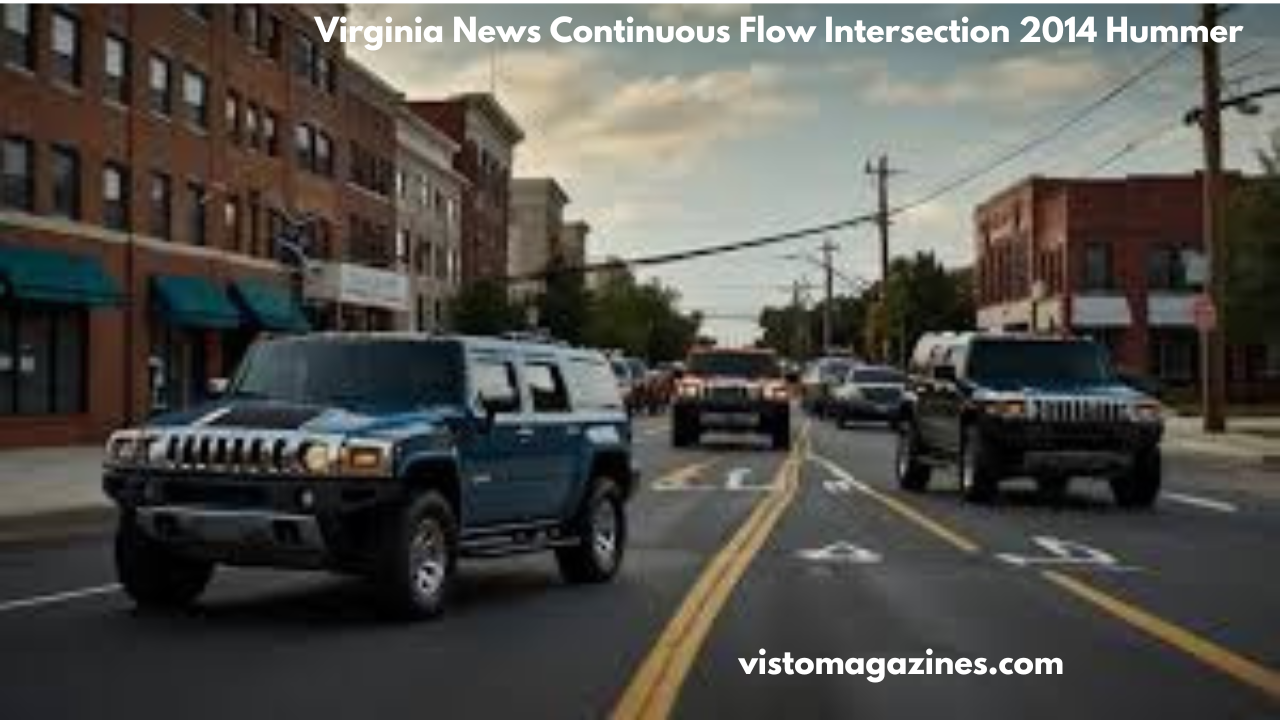 Virginia News Continuous Flow Intersection 2014 Hummer