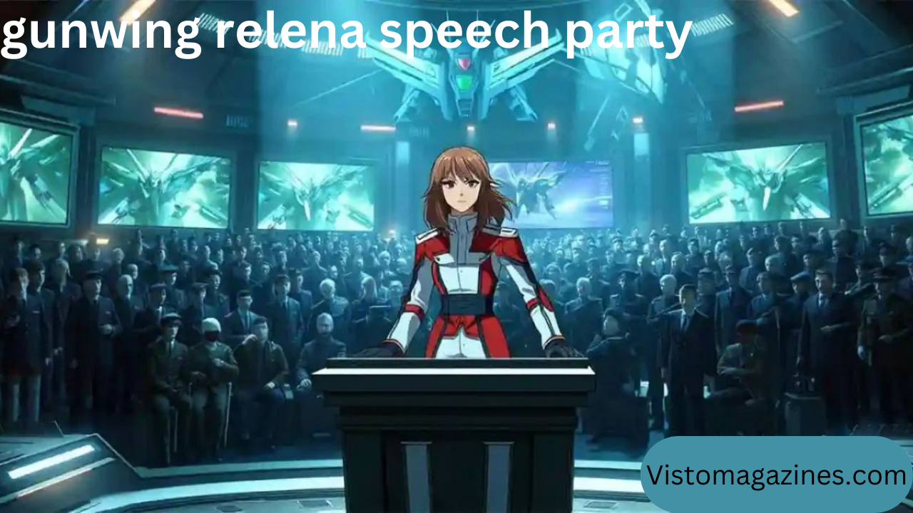 gunwing relena speech party