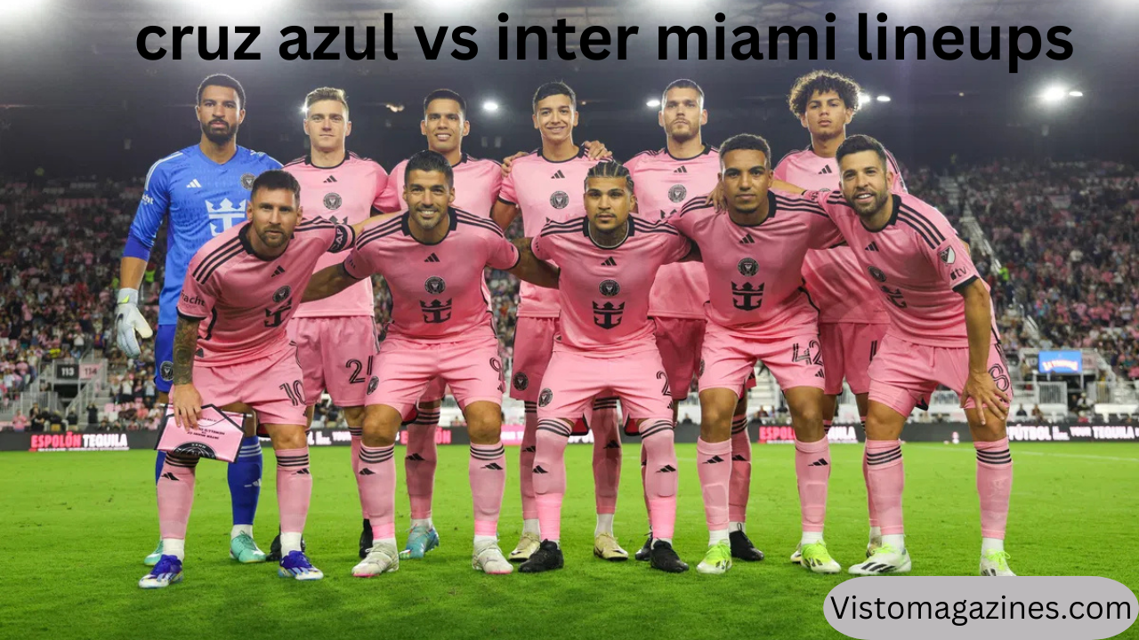 cruz azul vs inter miami lineups