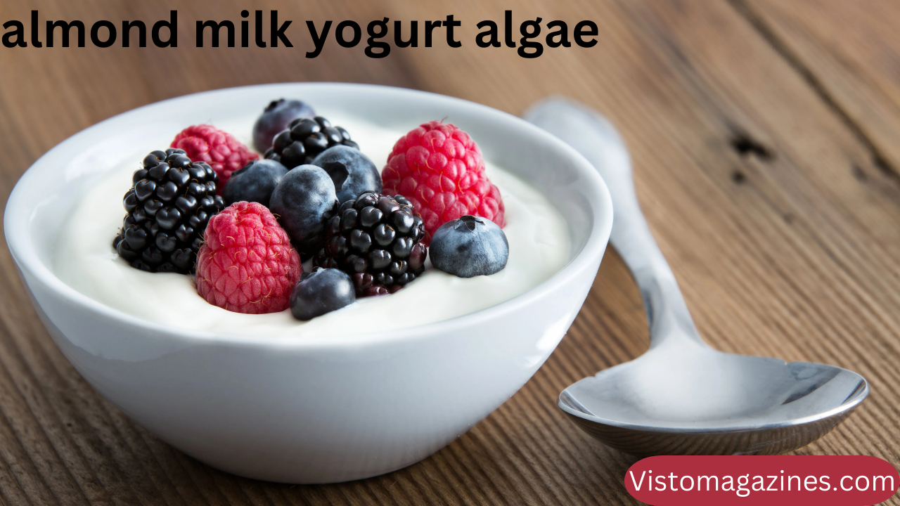 almond milk yogurt algae